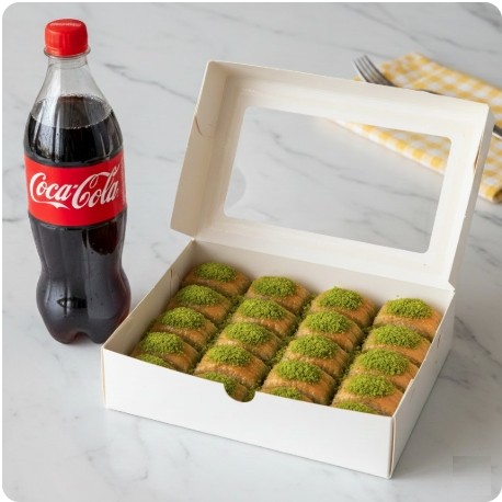 1000 Gr Fıstıklı Baklava 1 Litre Cola Ordu pasta