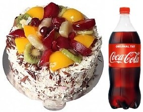 4-6 Kişilik Karışık Meyveli Pasta Avantajlı Ordu pasta