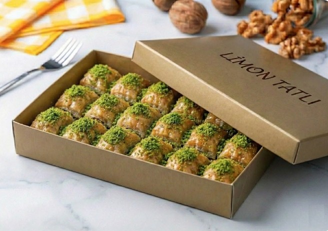 Kaliteli Fıstık Dolgulu 1000 Gr Baklava Ordu pasta
